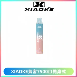 XIAOKE梟客7500Puffs跑馬燈拋棄式電子煙 可發光一次性